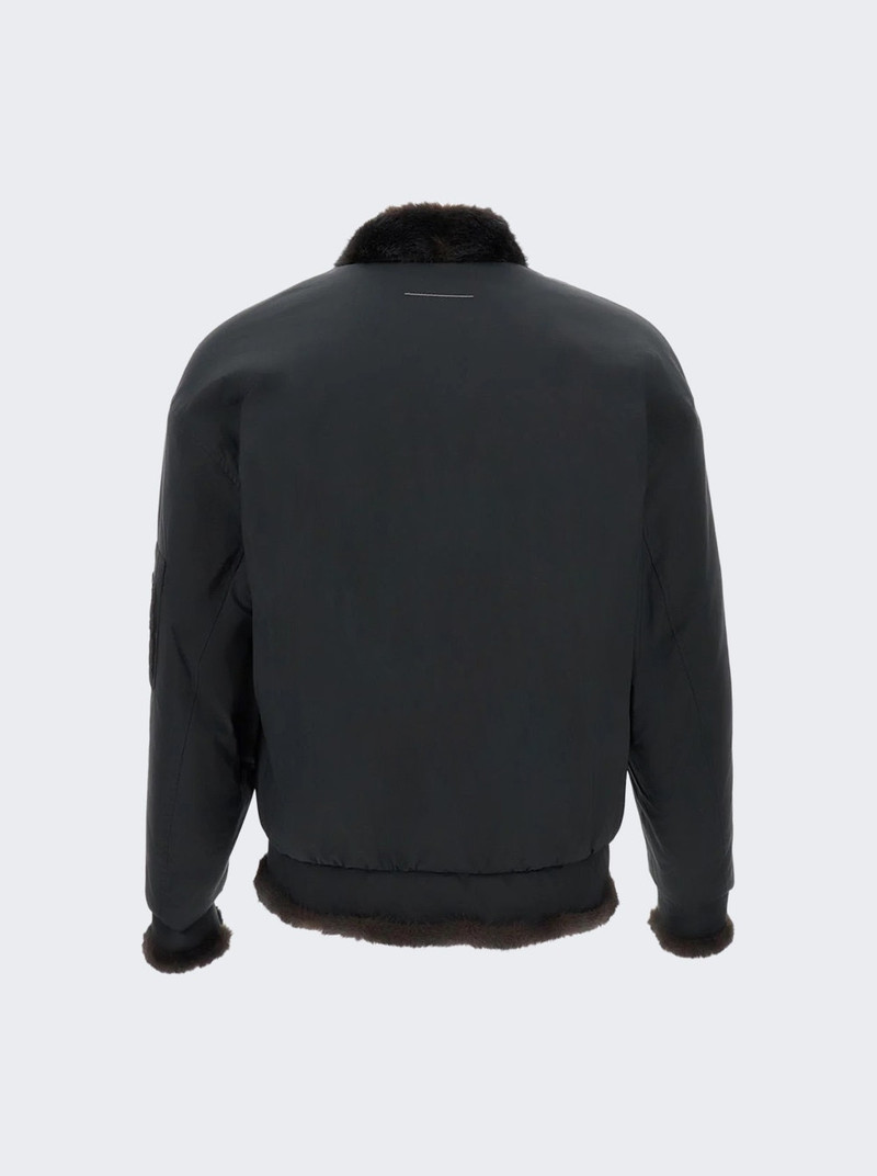 MM6 Maison Margiela Sports Jacket Black And Brown outlook