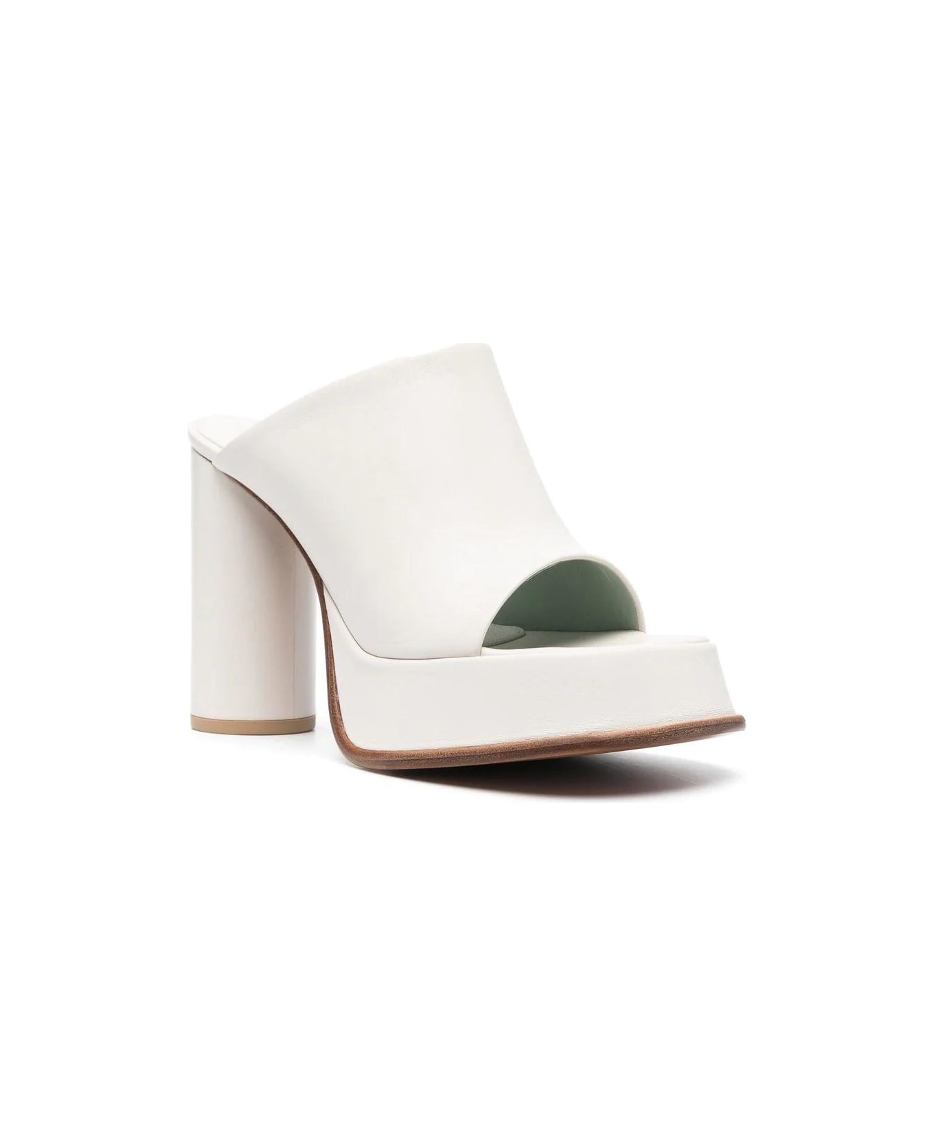 Open-toe Mule Heels - 2