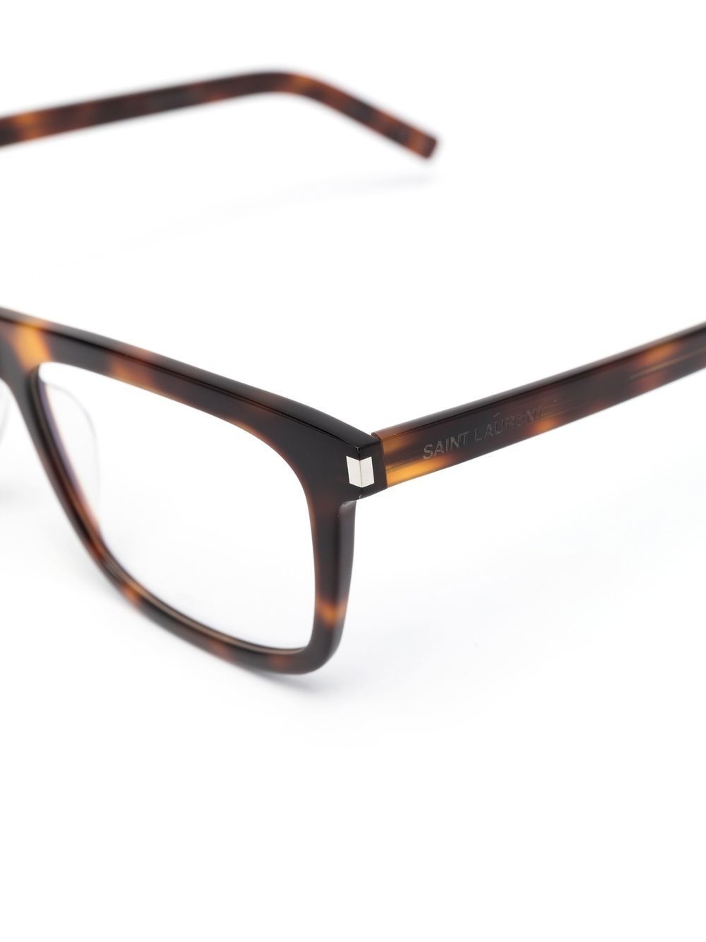 tortoiseshell-effect glasses - 3