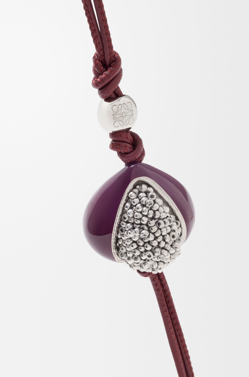 Loewe Beaded fig charm outlook
