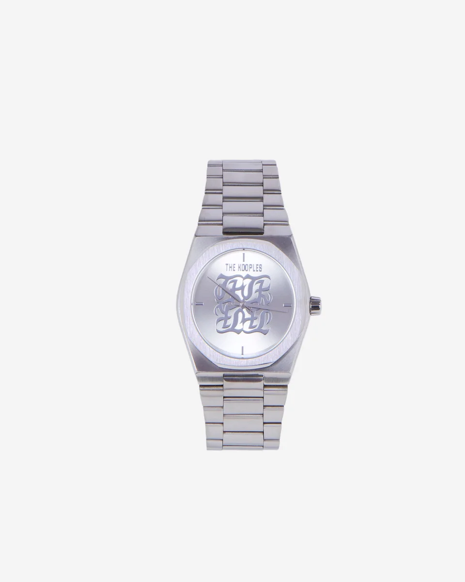 SILVER MONOGRAM WATCH - 1