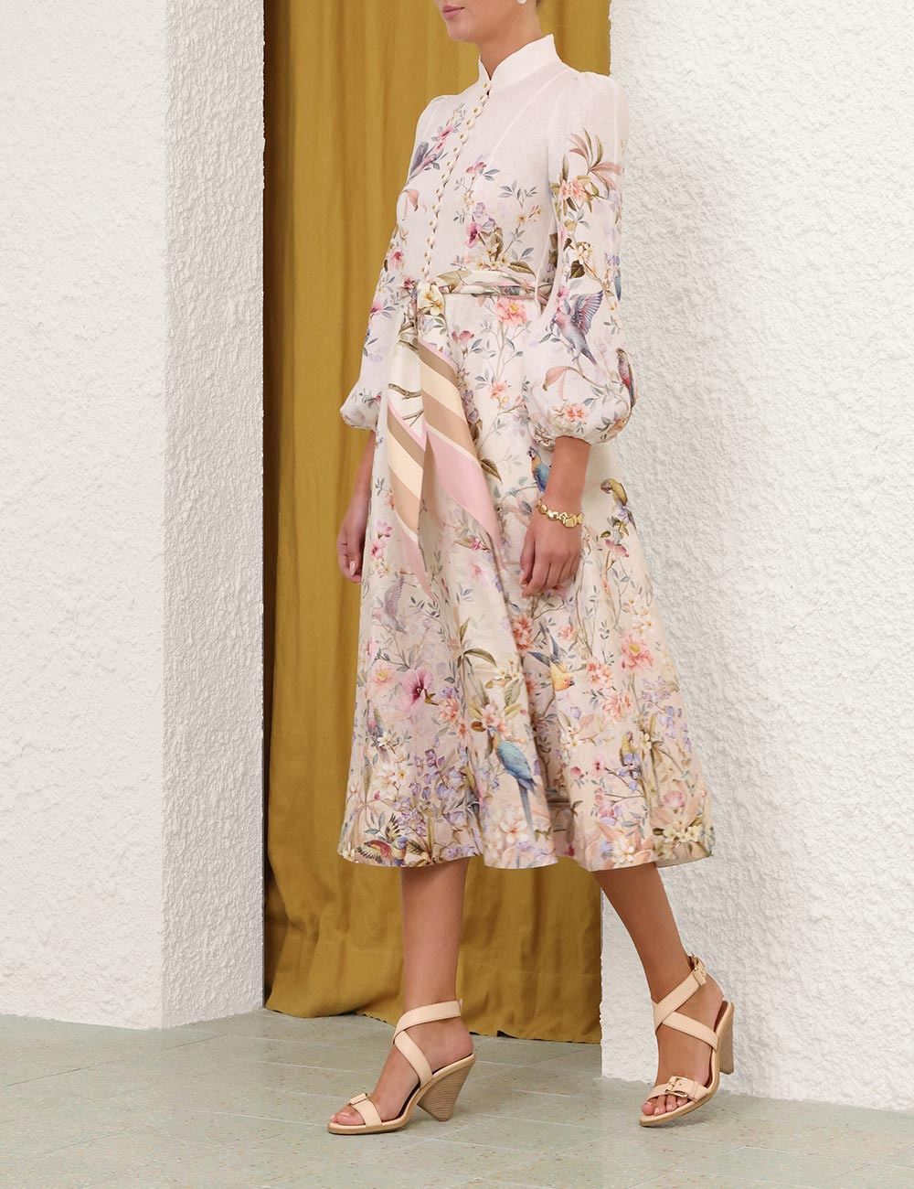 REBELLION BUTTON MIDI DRESS - 3