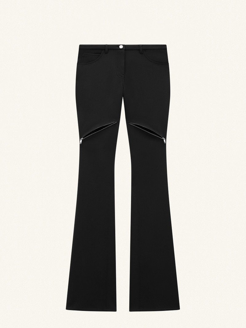 courrèges ELLIPSE ZIPPED TWILL PANTS outlook