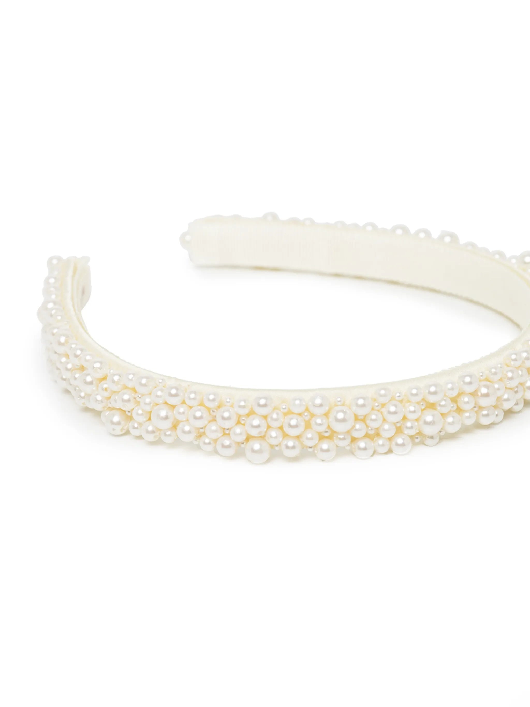 Bria Pearl-embellished Headband - 3