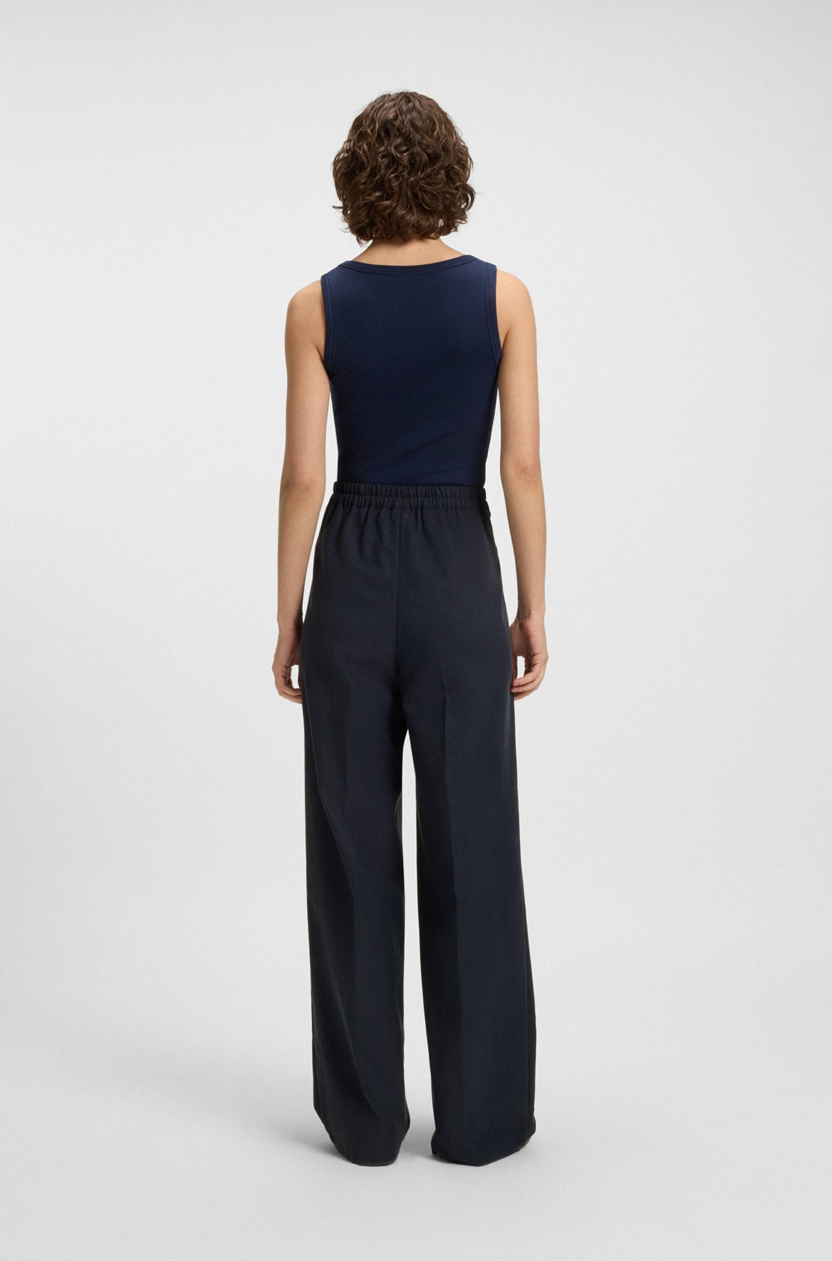 FORMAL TROUSERS WITH PLEAT DETAILS - 4