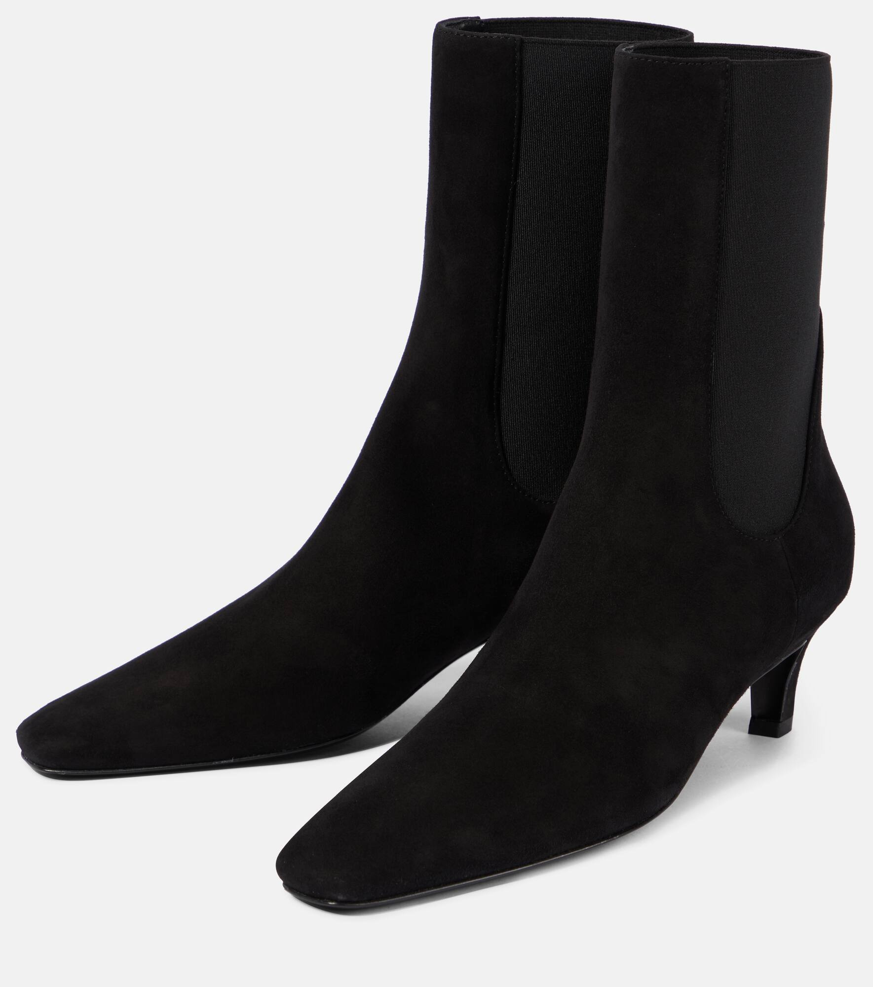 Suede ankle boots - 5