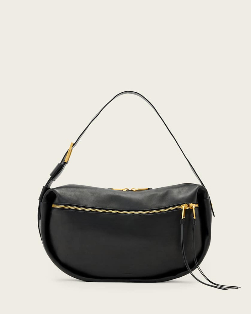 NOEMIE LEATHER SHOULDER BAG 1