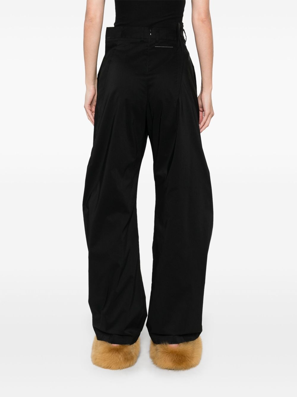 pleat-detailing trousers - 4