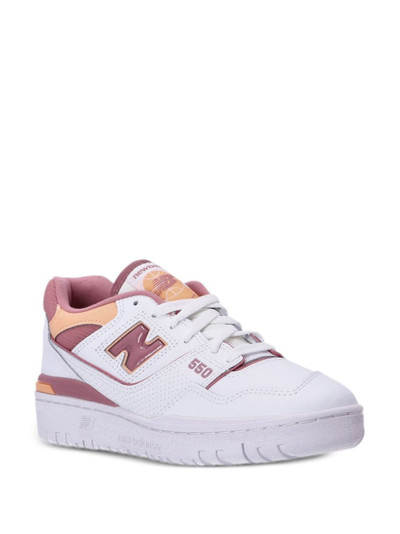 New Balance 550 panelled leather sneakers outlook