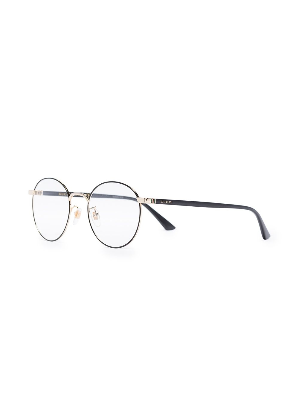 oval-frame glasses - 3