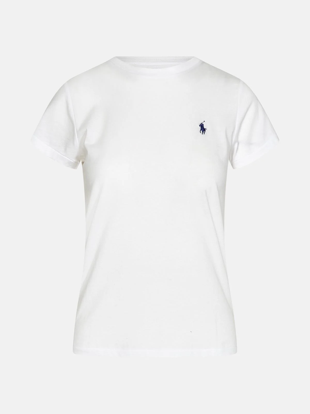 WHITE COTTON T-SHIRT - 1