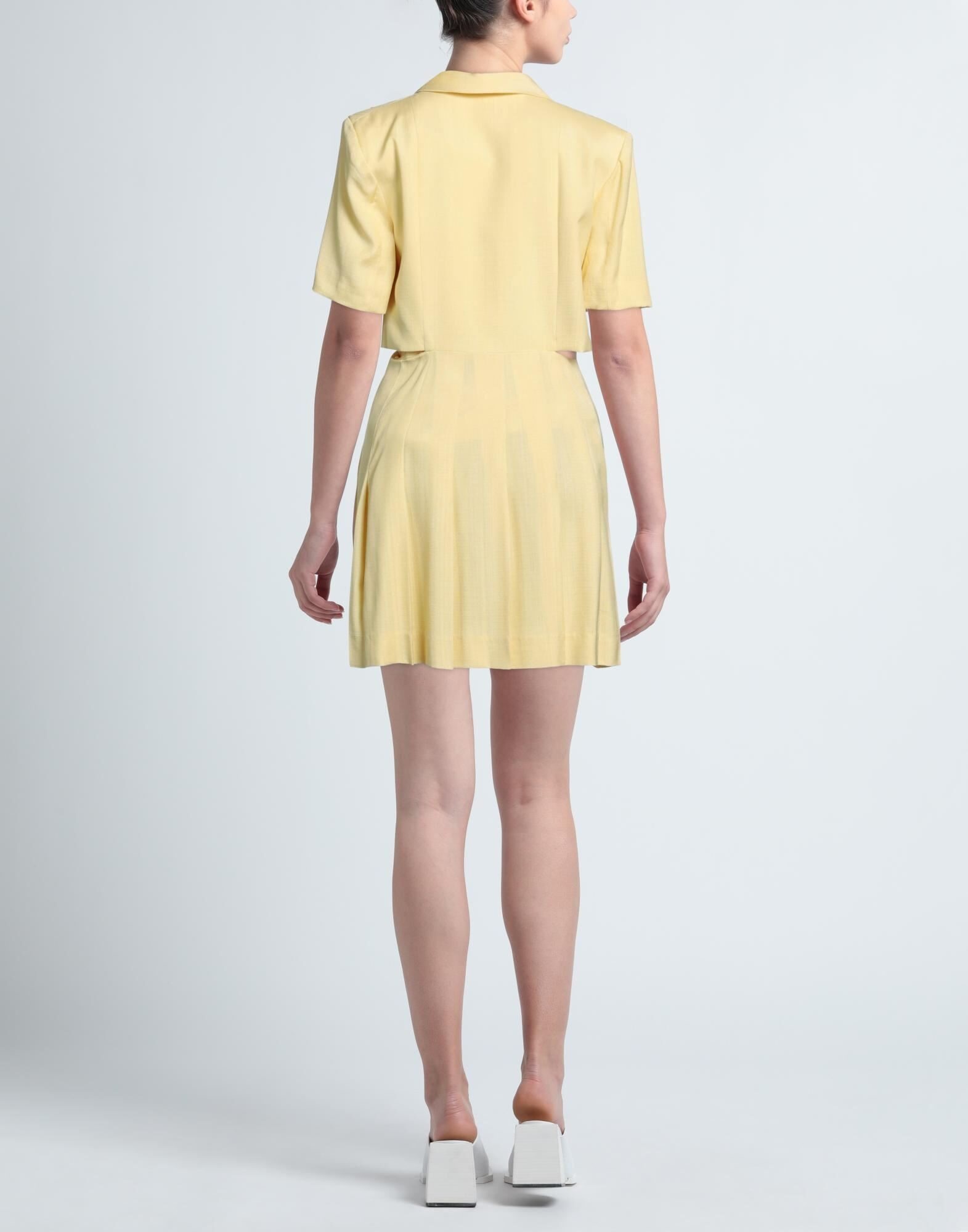 Light yellow Women's Blazer Dress - 4