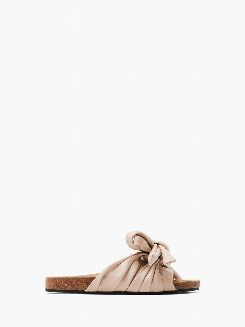 BOW FLAT SANDALS - 1