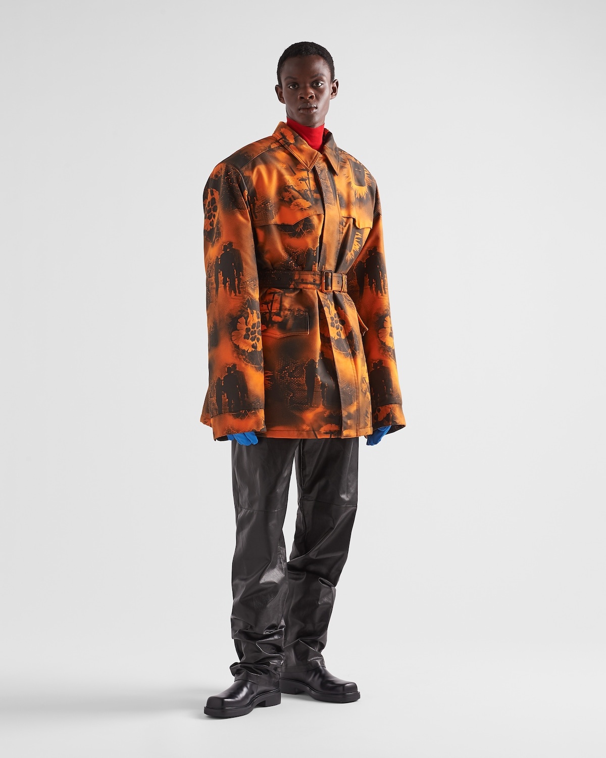 Printed Re-Nylon parka - 2