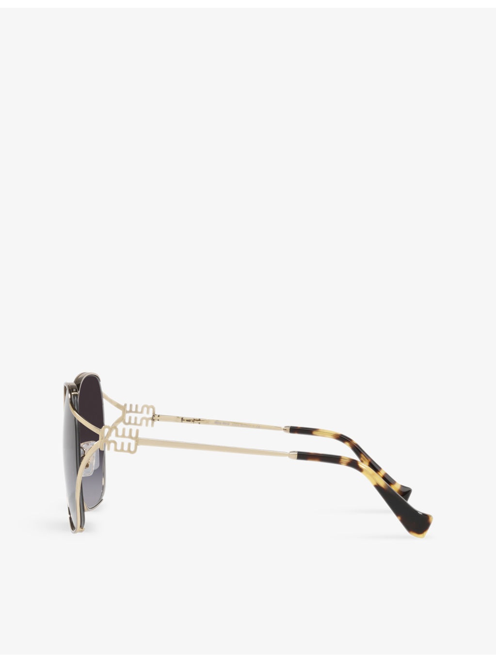 MU 52WS square-frame metal sunglasses - 4