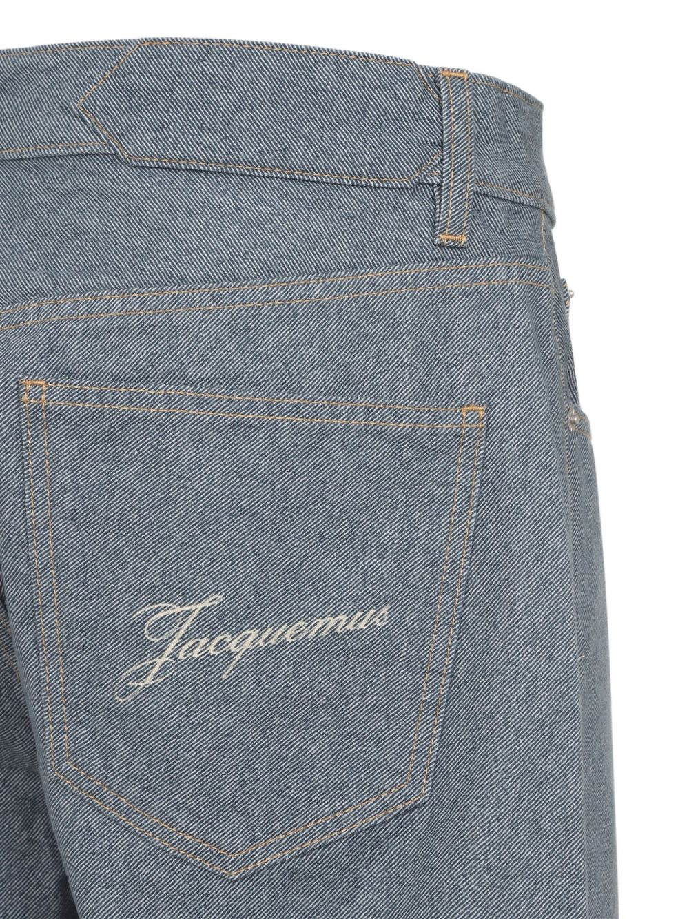 NÎMES EMBROIDERED-POCKET JEANS - 3