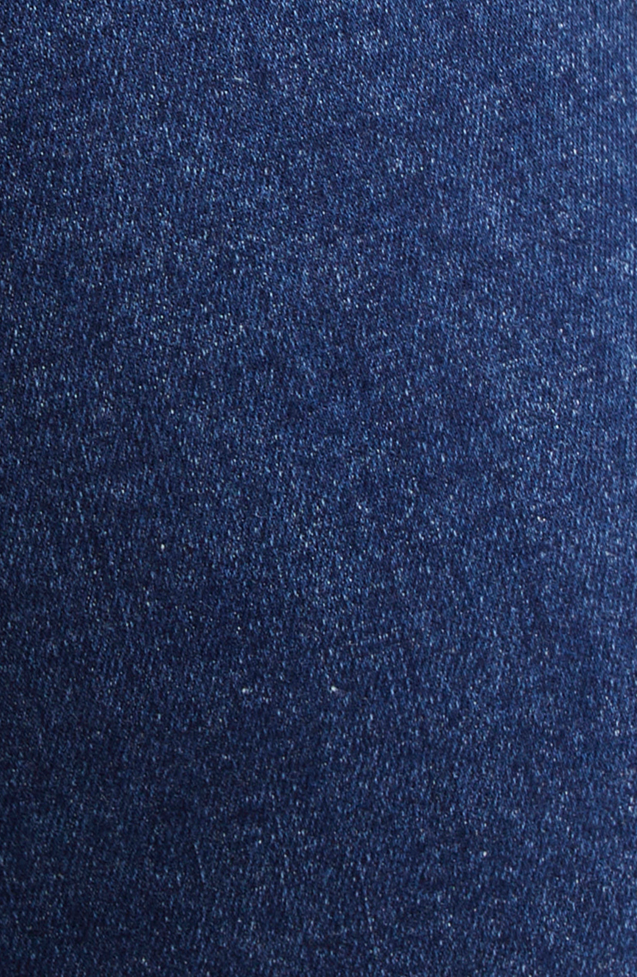 Veronica Beard Carson Off-Duty High Waist Ankle Flare Jeans in Bright Blue at Nordstrom - 7