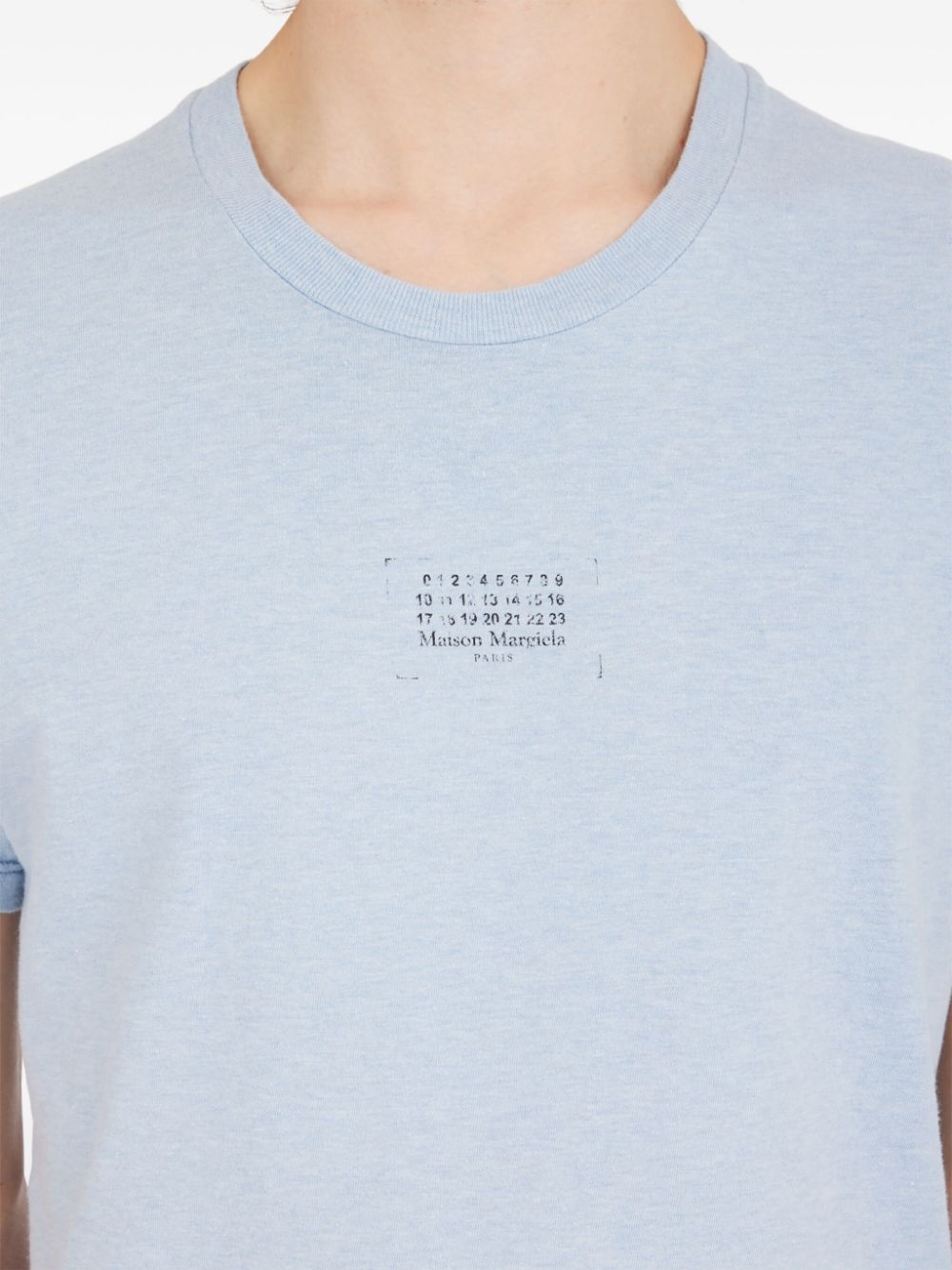 numbers-motif T-shirt - 7