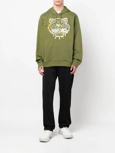 KENZO tiger-motif hoodie outlook