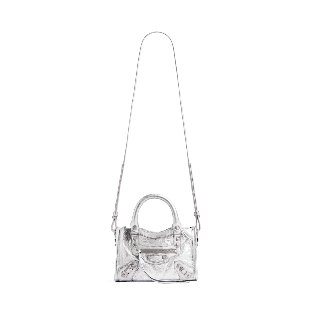 Women's Le City Bag Nano  in Silver - 4