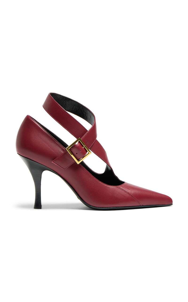 Sloan Leather Pumps burgundy 1