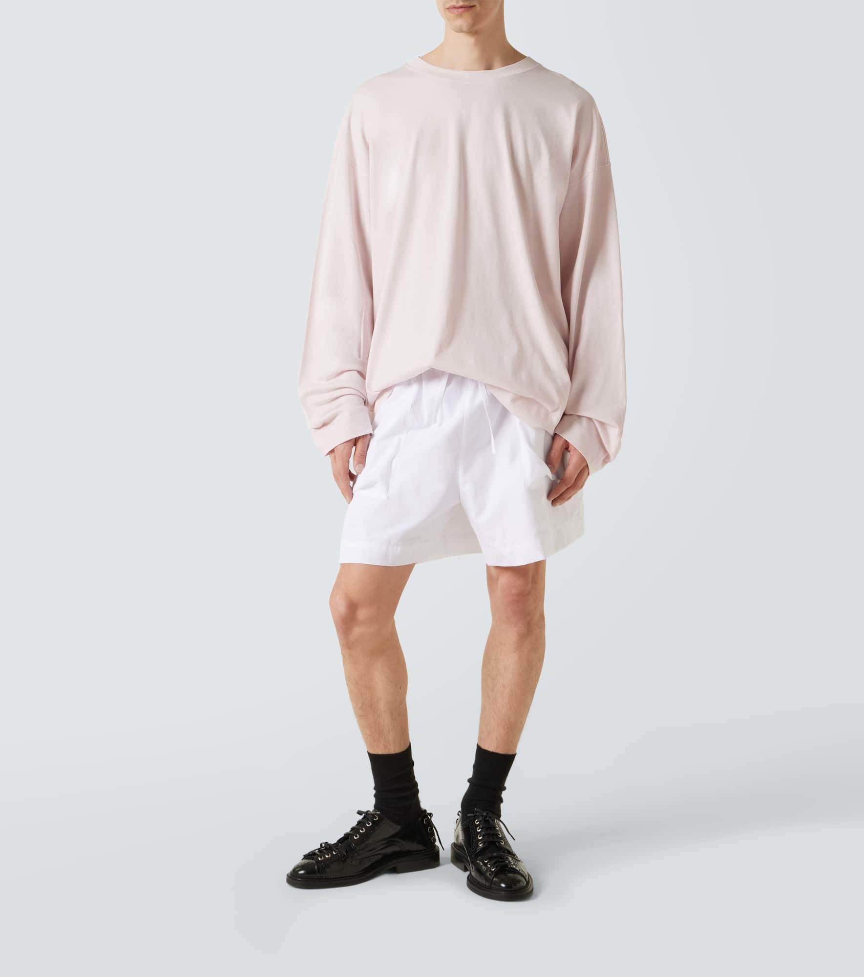 Cotton cargo shorts - 2