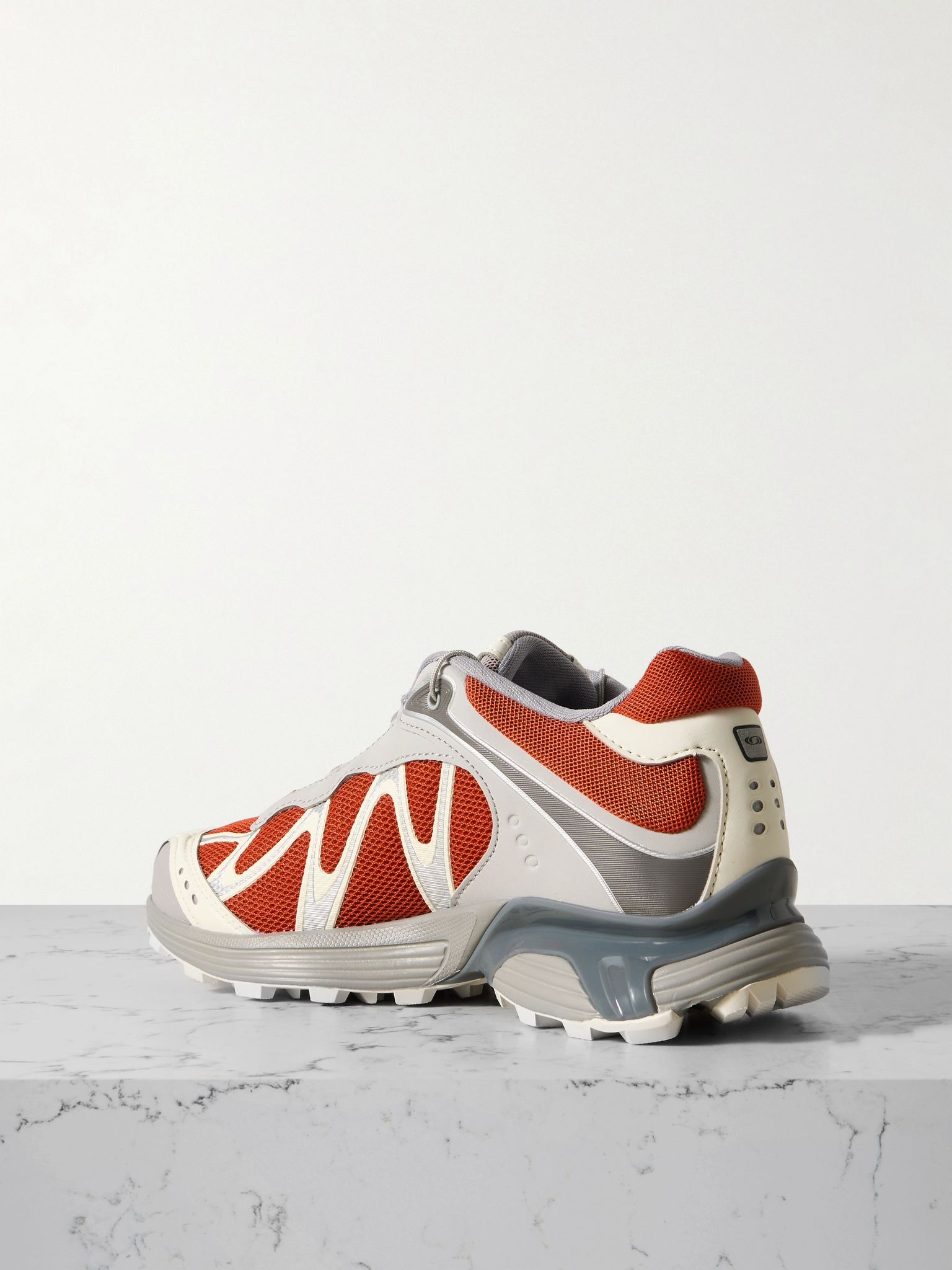 XT-Whisper rubber-trimmed mesh sneakers Red - 3