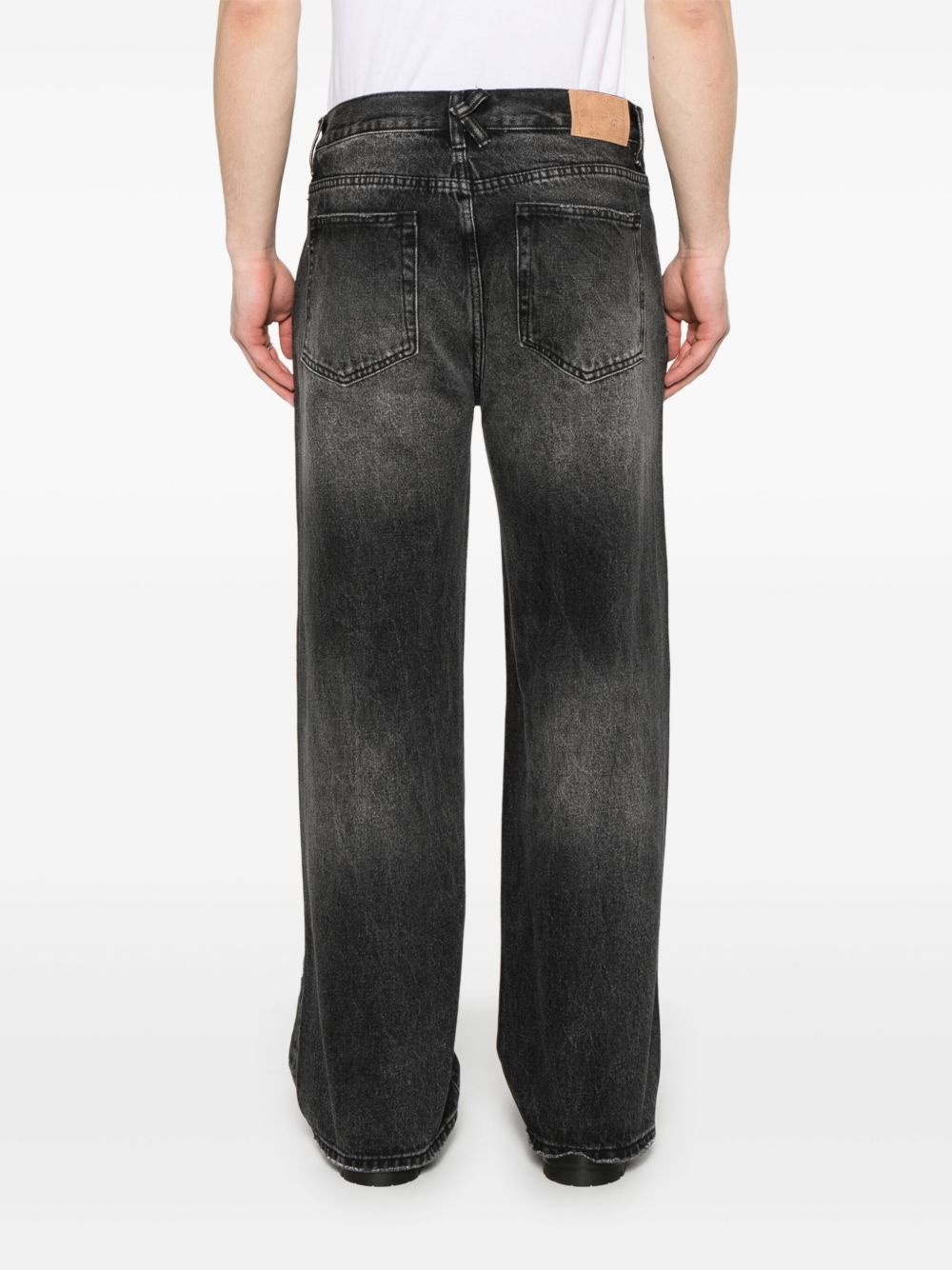 rhinestone-face jeans - 4