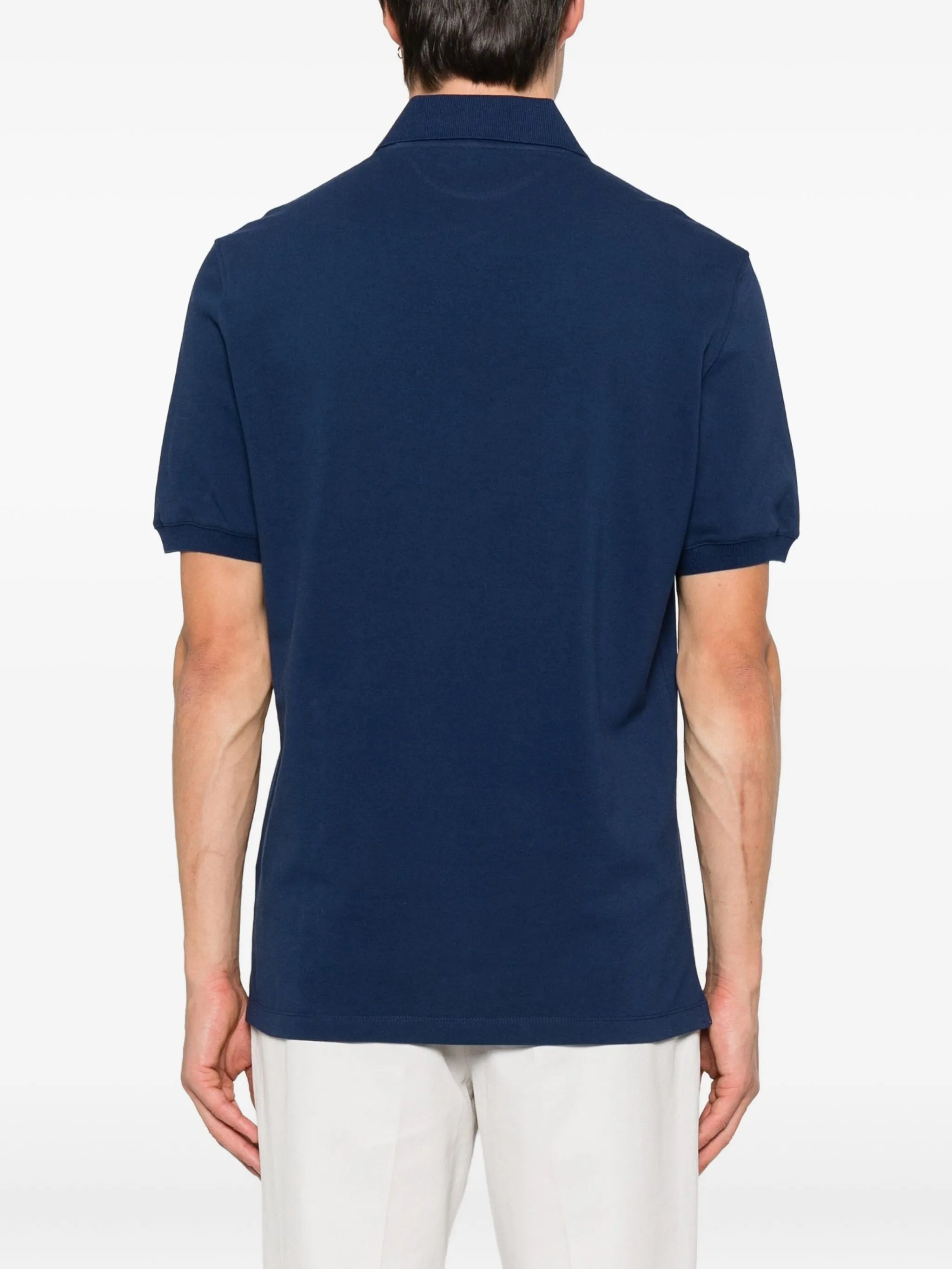 Brunello Cucinelli Embroidered Cotton Polo Shirt - 4