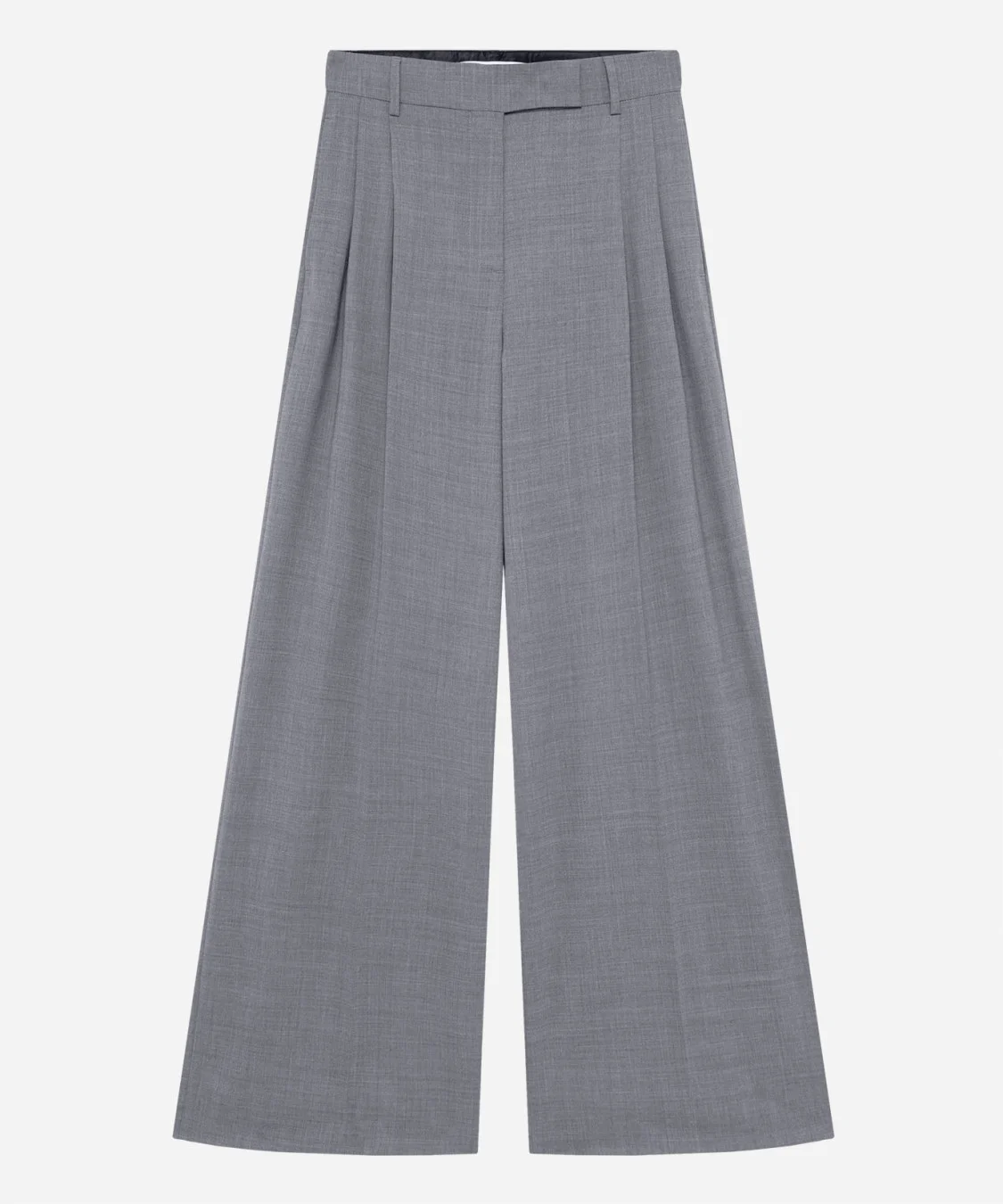 Flared wool blend pants - 1