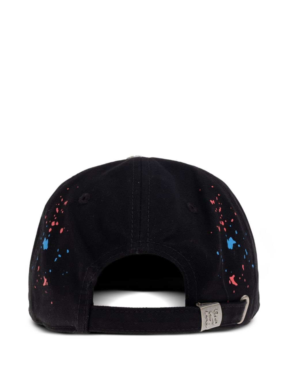 paint-splatter logo-embroidered cap - 2