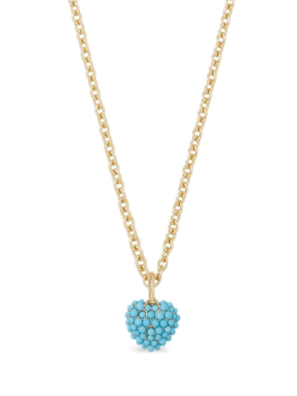 puffy heart necklace - 2