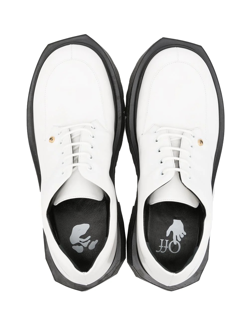 chunky lace-up shoes - 4
