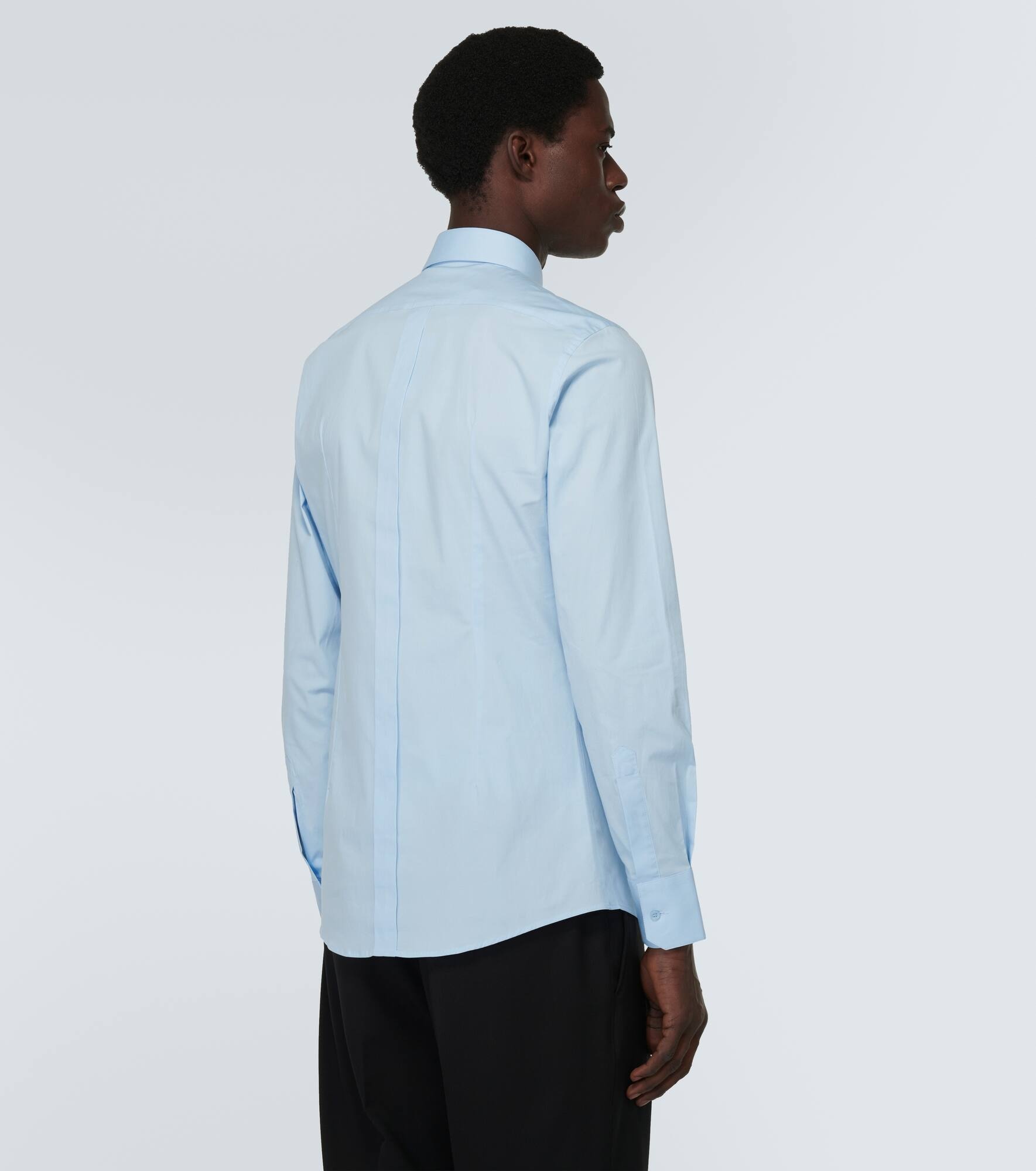 Cotton-blend poplin Oxford shirt - 4