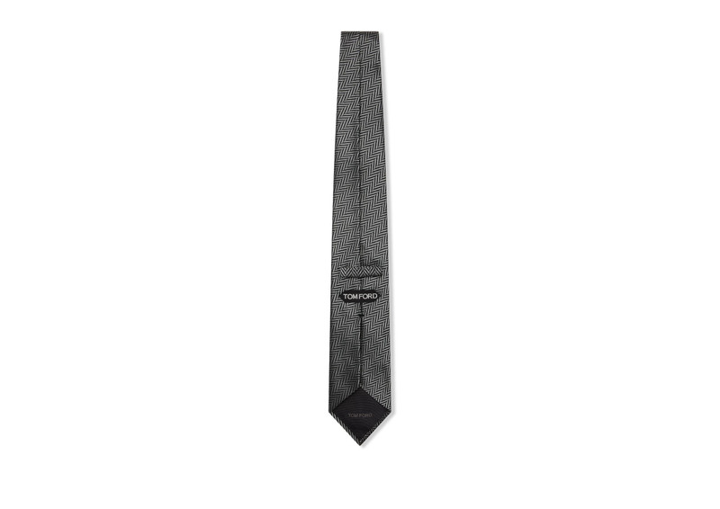 TOM FORD BOLD HERRINGBONE TIE outlook