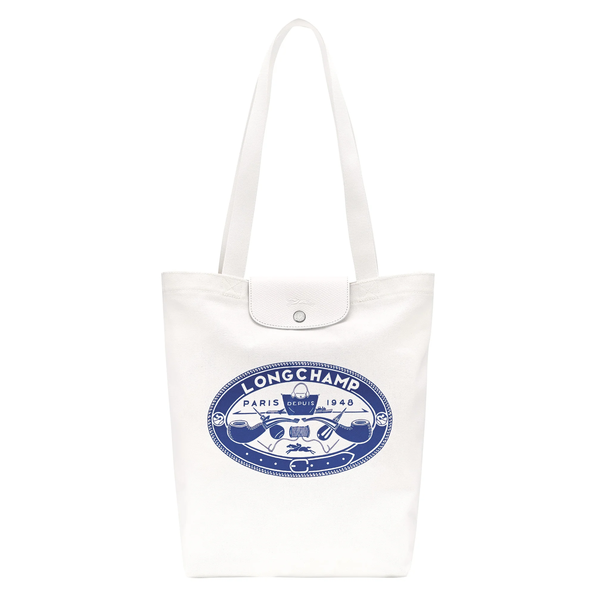 Le Pliage Collection M Tote bag Ecru - Canvas - 1