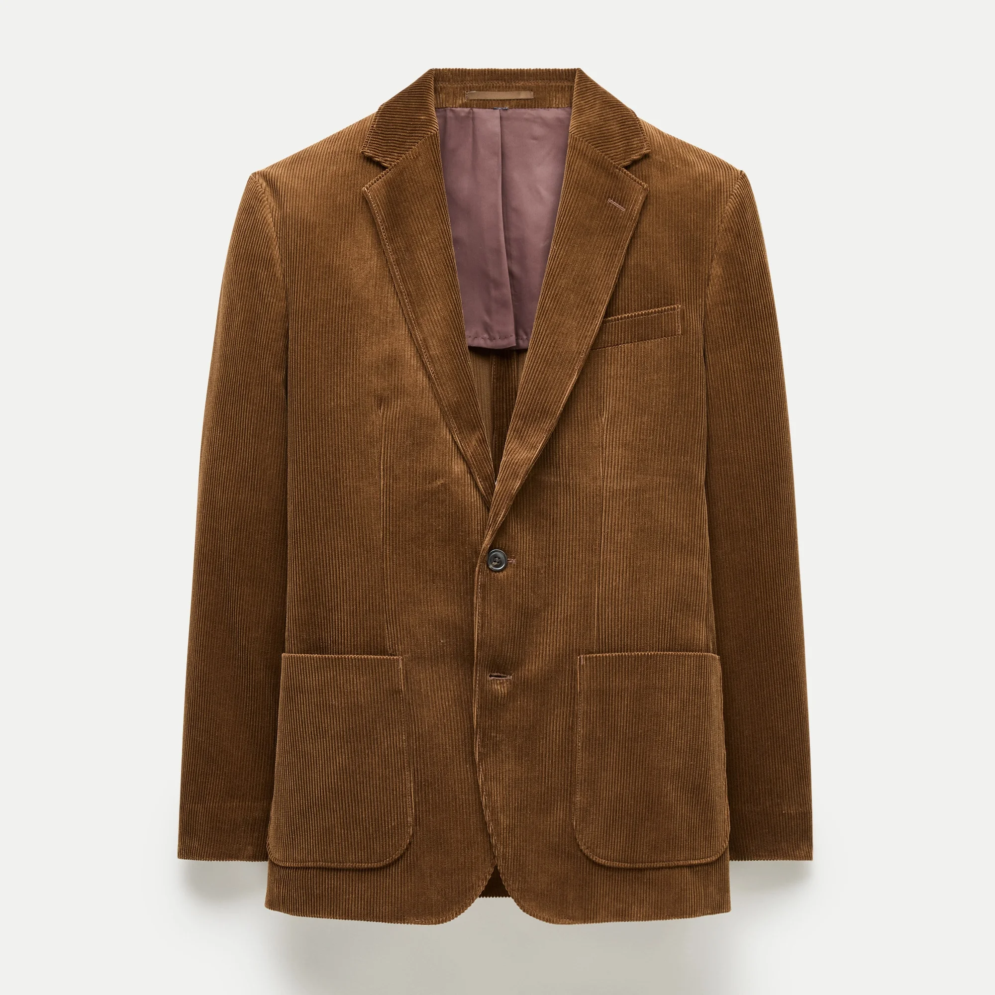 Crosby Classic-fit suit jacket in Italian corduroy - 1