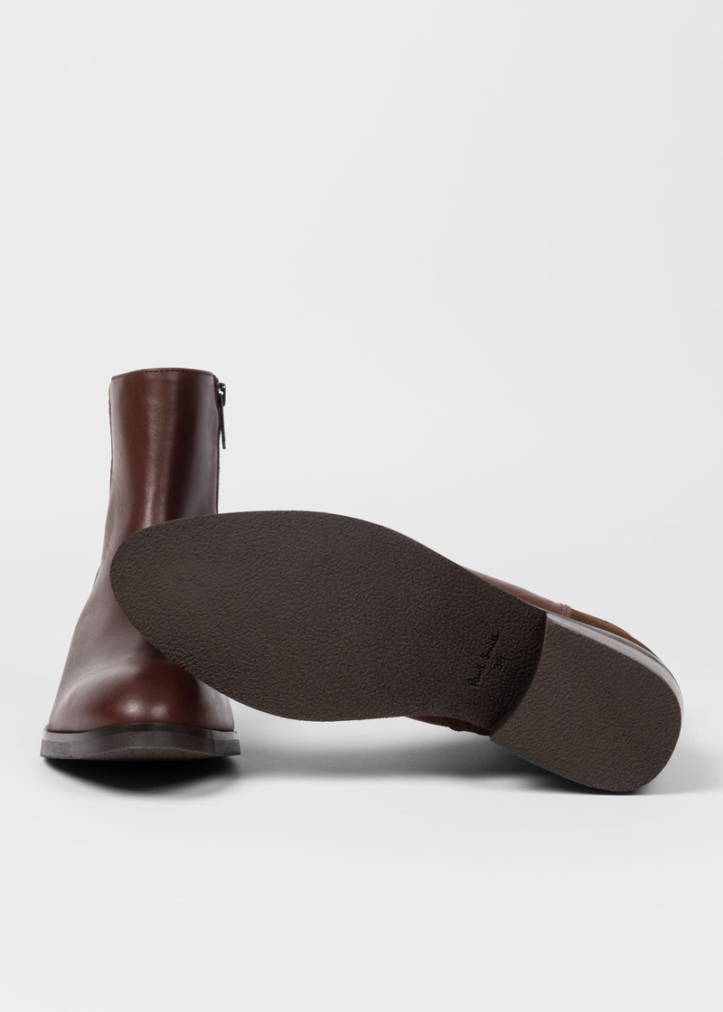 Leather and Suede 'Bianca' Ankle Boots 4