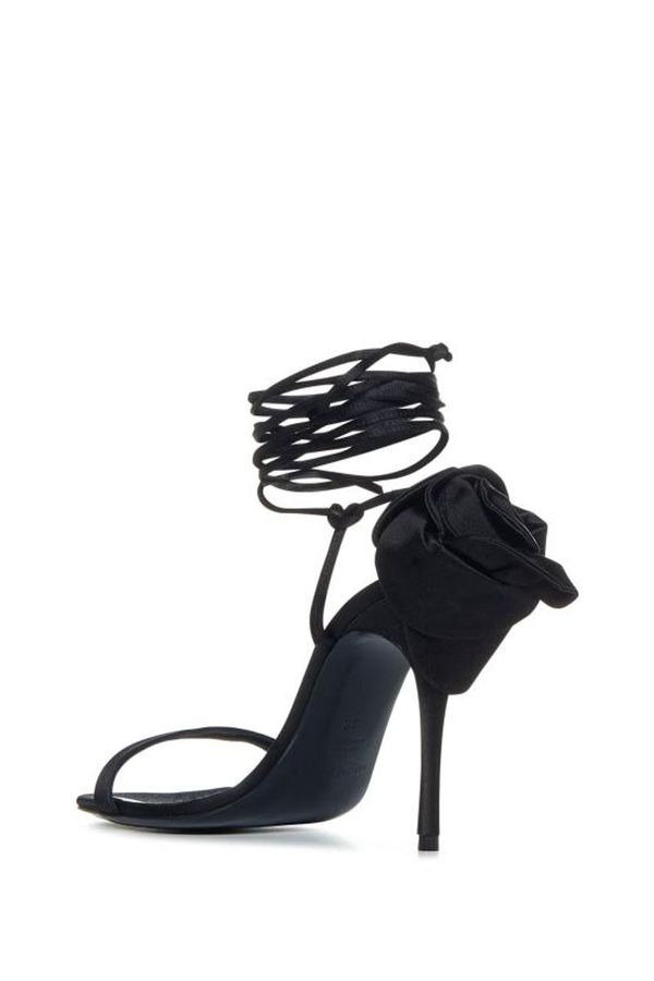 WRAP AROUND DOUBLE FLOWER SANDALS - 3