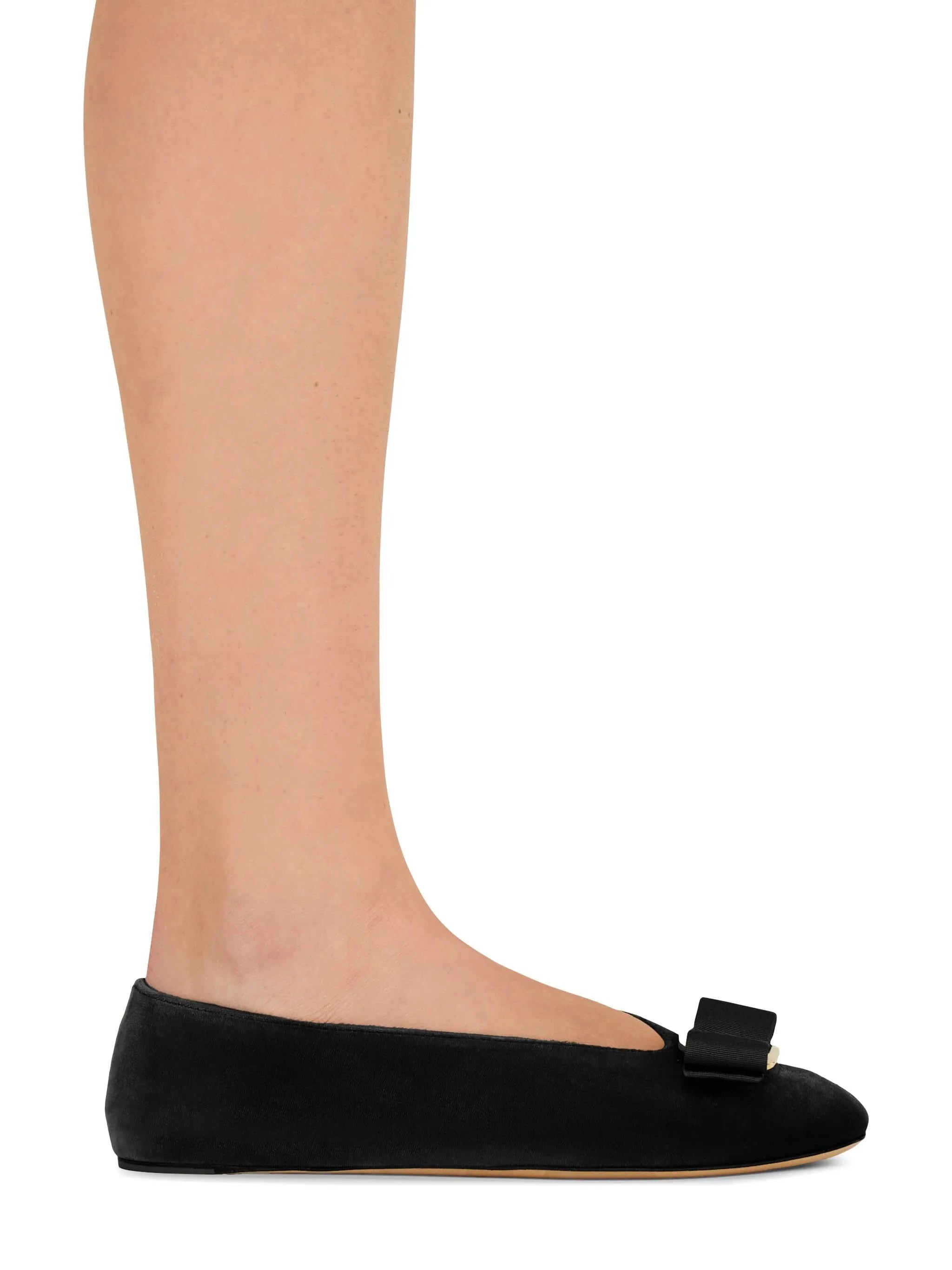 Vara Bow-detail Ballet Flats - 3