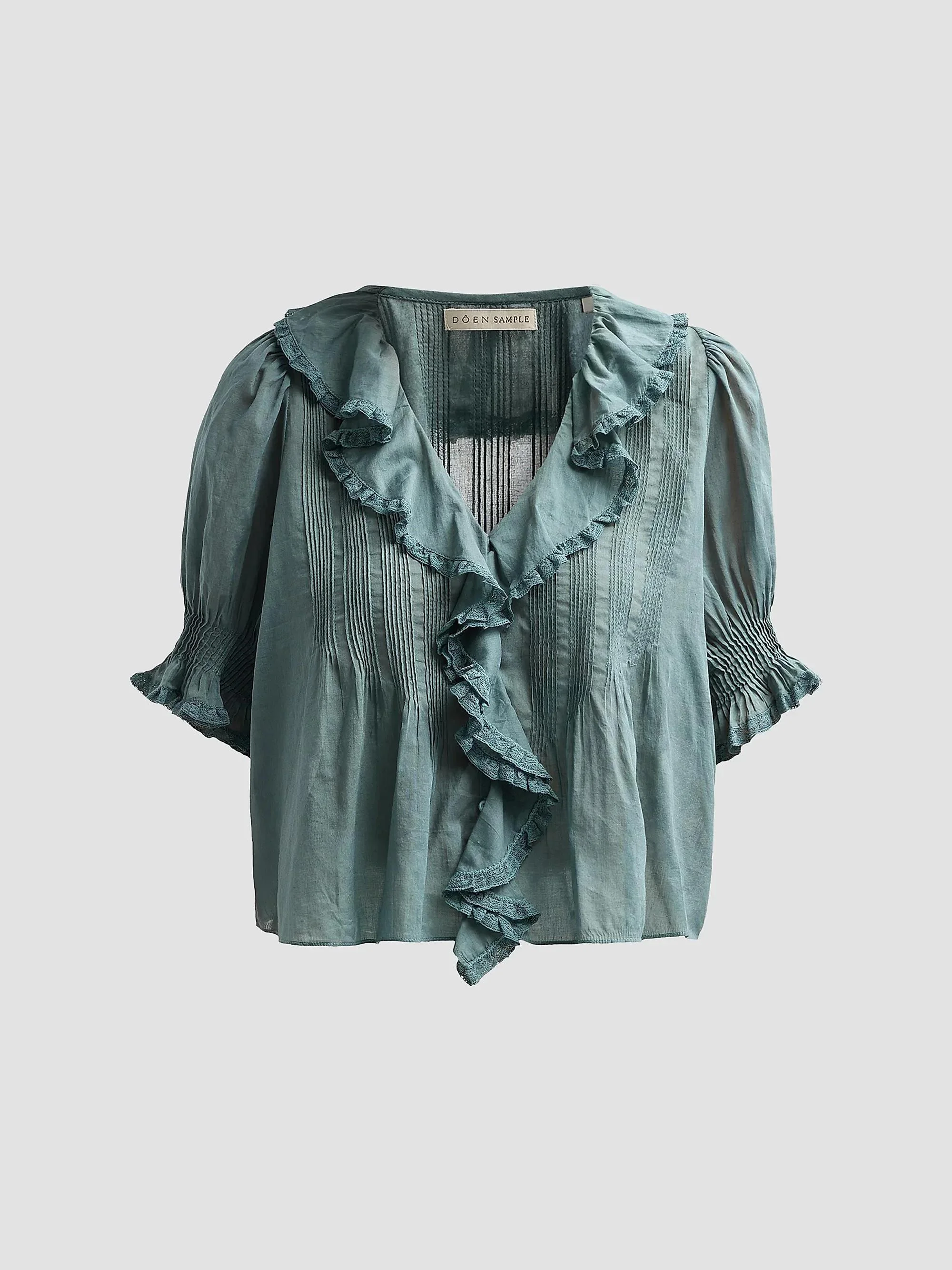 Women's Henri Ruffled Top - Seafare - 1