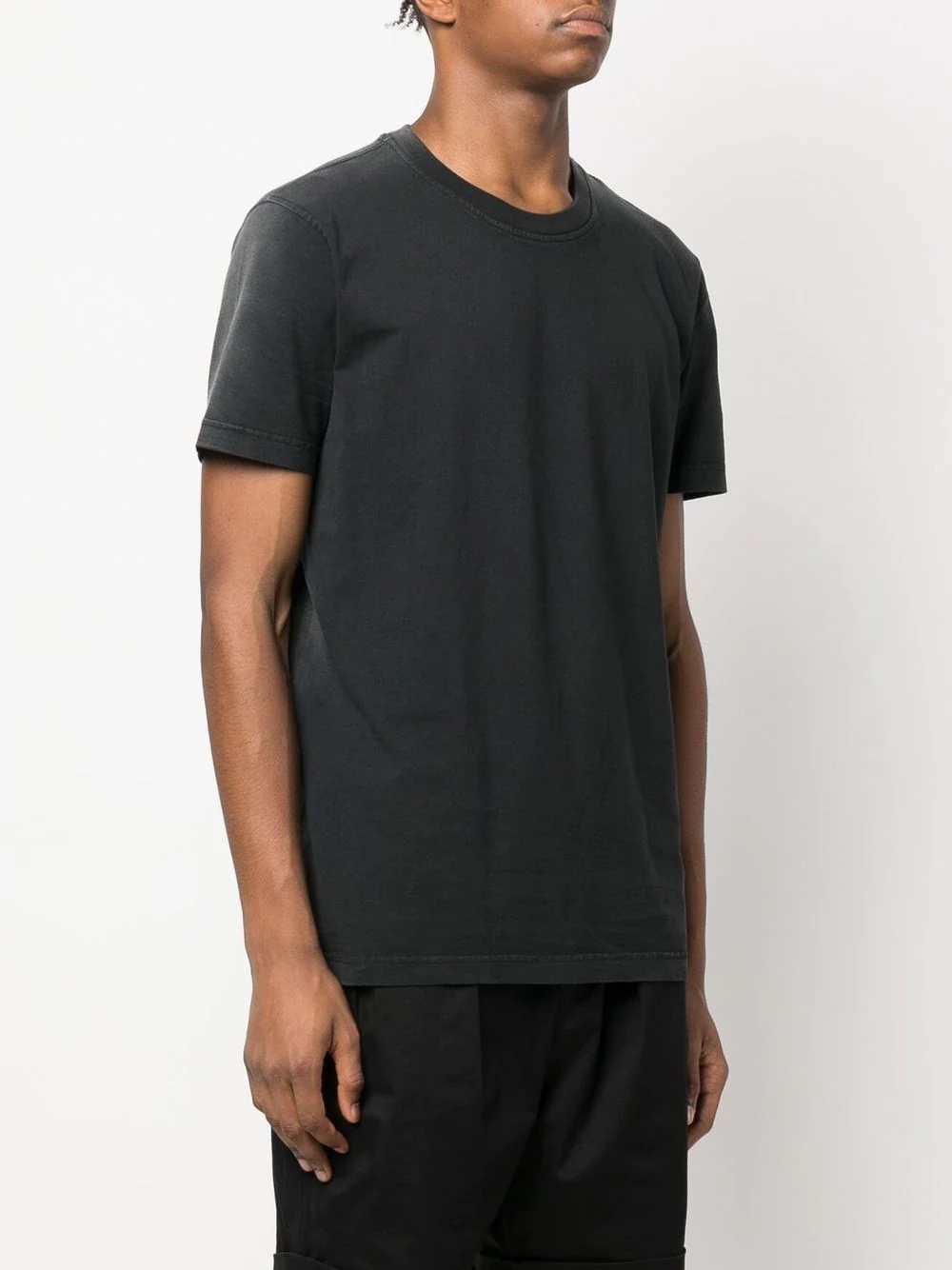 crew-neck fitted T-shirt - 3