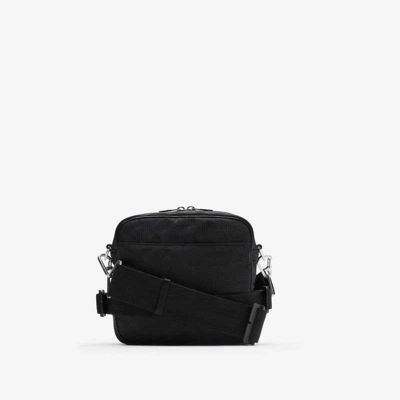 Check Jacquard Pocket Crossbody Bag 4