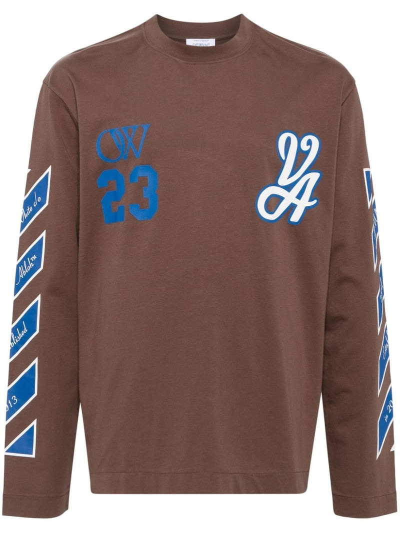 graphic-print long-sleeve T-shirt 1