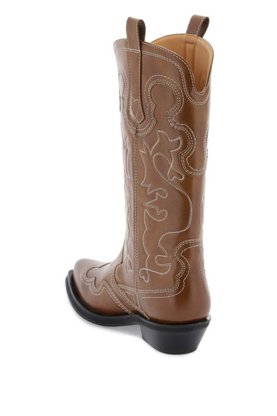 GANNI EMBROIDERED WESTERN BOOTS outlook