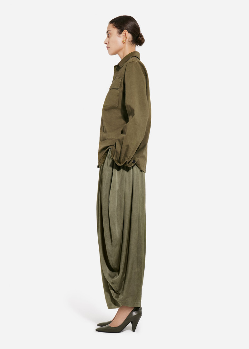 Elasticated Waist Gathered Pant in Viscose 4
