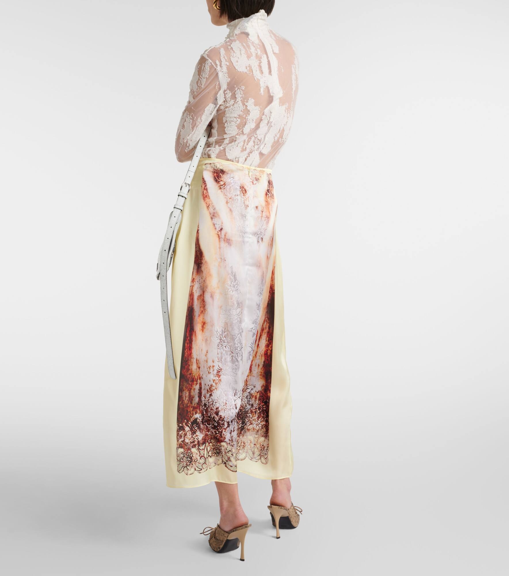 Printed maxi skirt - 3