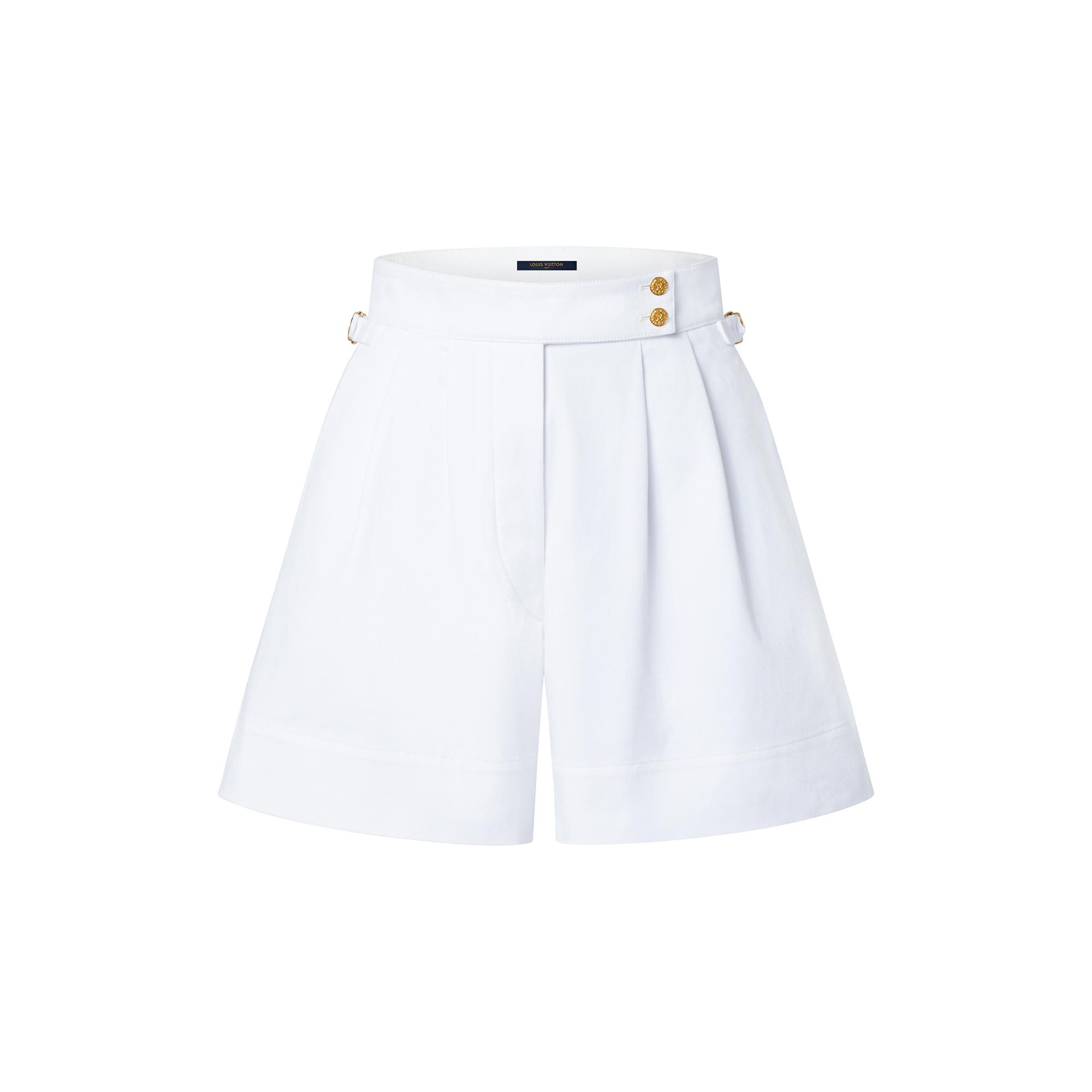 Tapered Wide-Leg Shorts - 1