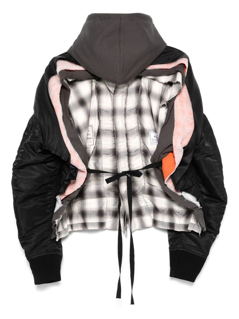 Maison MIHARAYASUHIRO layered bomber jacket outlook
