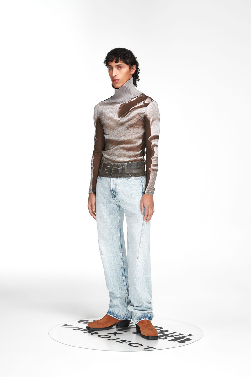Trompe L'oeil Turtleneck Top 4